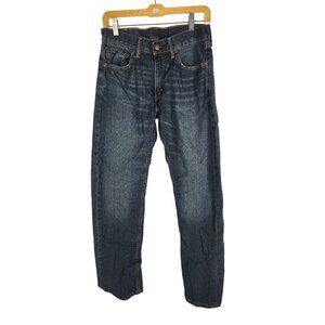 Levi Mens 505 Straight Leg Jean Rugged Denim Western Cotton 30/32